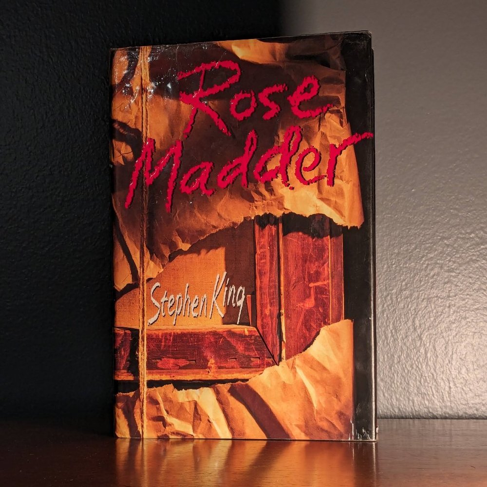 Rose Madder Stephen King Hard Cover Dust Cover Vintage Horror